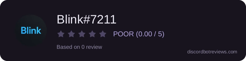 Rating widget preview for Blink#7211