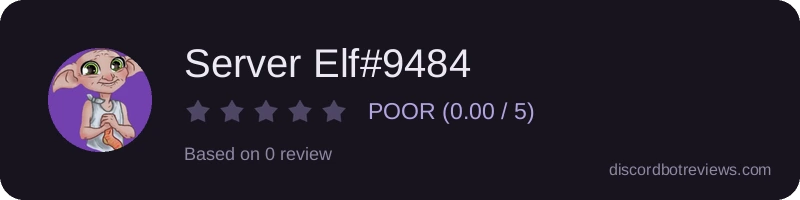 Rating banner for Server Elf#9484