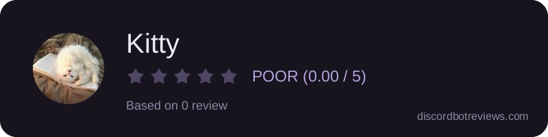 Rating widget preview for Kitty