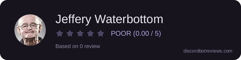 Rating widget preview for Jeffery Waterbottom