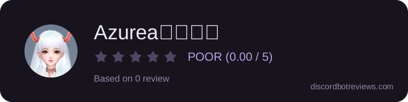 Rating widget preview for Azureaチャット