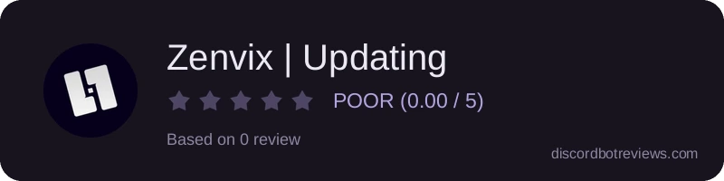 Rating widget preview for Zenvix | Updating
