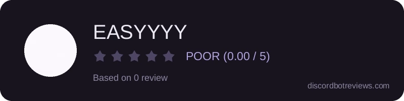 Rating widget preview for EASYYYY