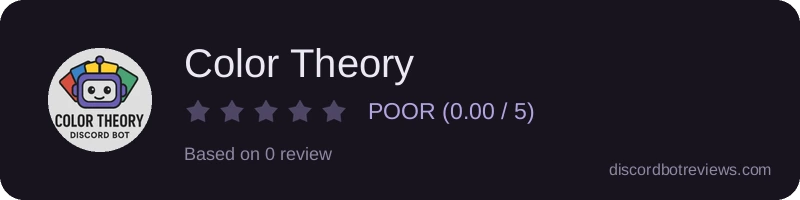 Rating widget preview for Color Theory