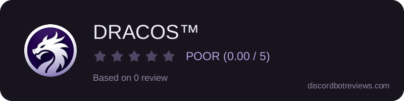 Rating widget preview for DRACOS™
