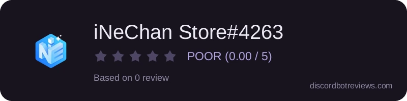 Rating widget preview for iNeChan Store#4263