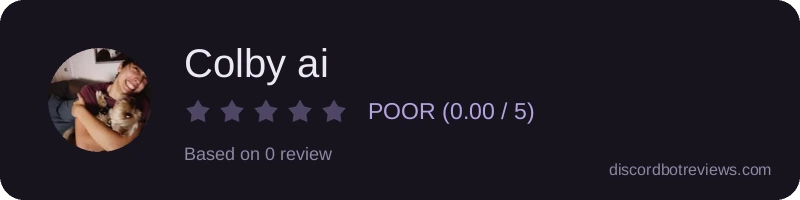 Rating widget preview for Colby ai