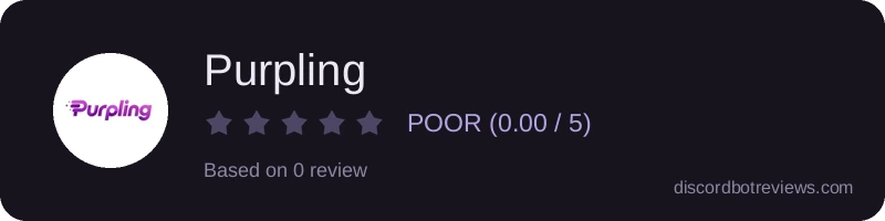 Rating widget preview for Purpling