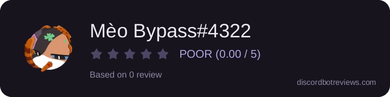 Rating widget preview for Mèo Bypass#4322