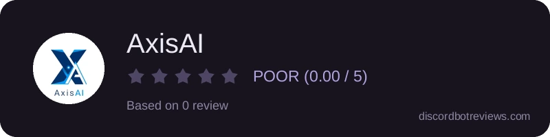 Rating banner for AxisAI