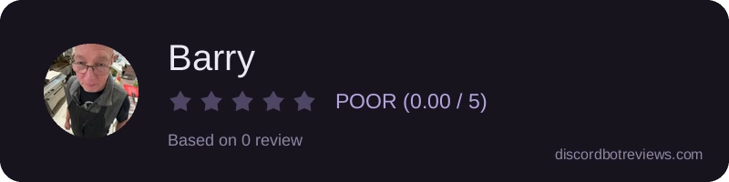 Rating widget preview for Barry