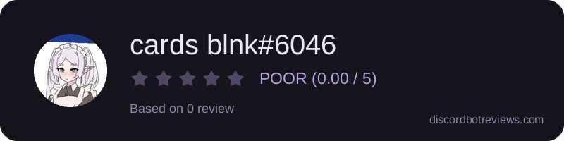 Rating widget preview for cards blnk#6046