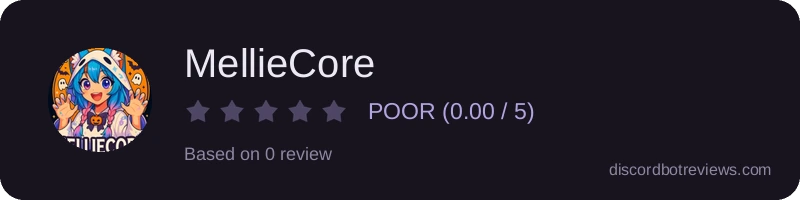 Rating widget preview for MellieCore