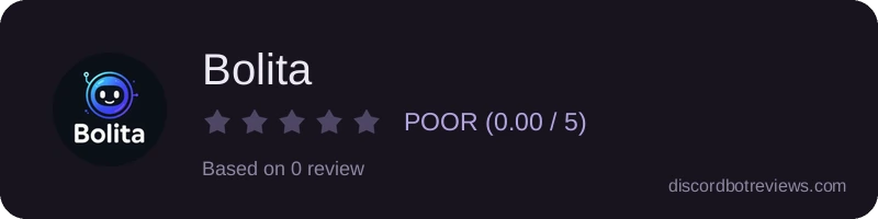 Rating widget preview for Bolita