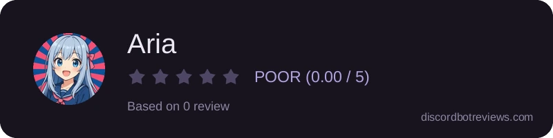 Rating widget preview for Aria