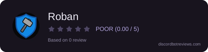 Rating widget preview for Roban