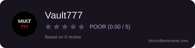 Rating widget preview for Vault777