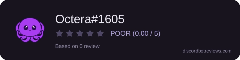 Rating banner for Octera#1605
