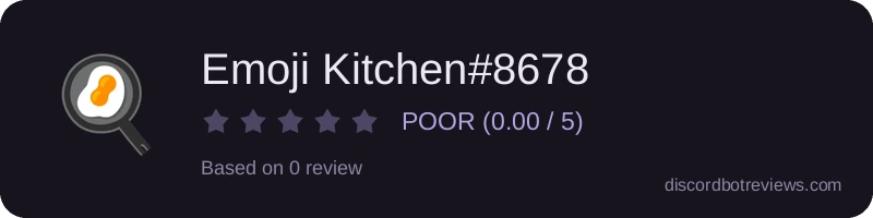 Rating widget preview for Emoji Kitchen#8678