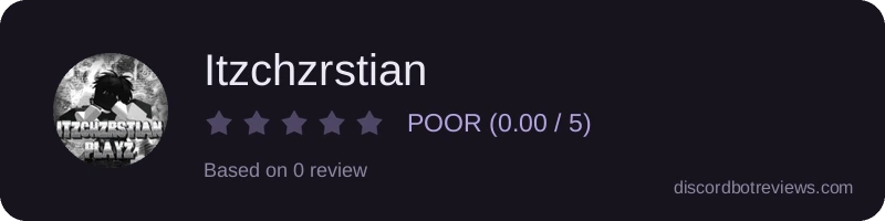 Rating widget preview for Itzchzrstian
