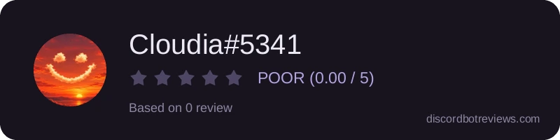 Rating widget preview for Cloudia#5341