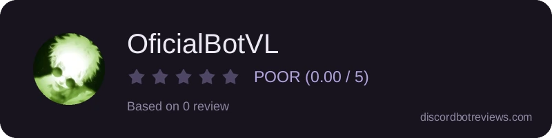 Rating widget preview for OficialBotVL