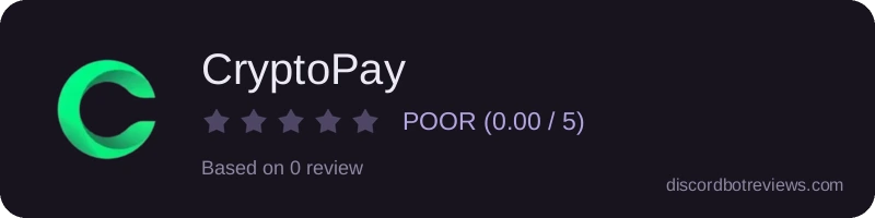 Rating banner for CryptoPay
