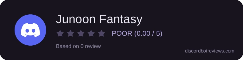 Rating widget preview for Junoon Fantasy