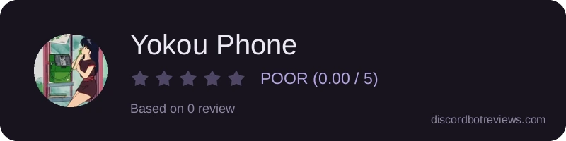 Rating widget preview for Yokou Phone