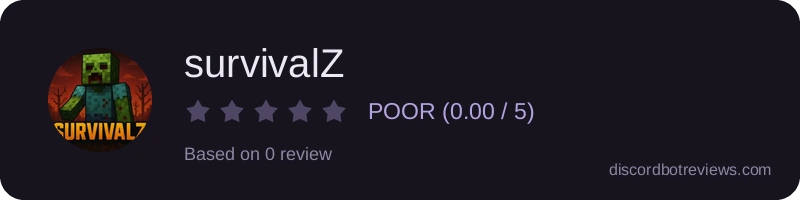 Rating widget preview for survivalZ