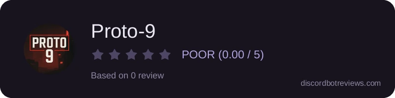 Rating widget preview for Proto-9