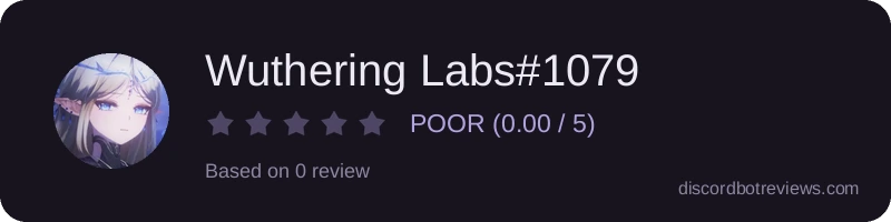 Rating widget preview for Wuthering Labs#1079