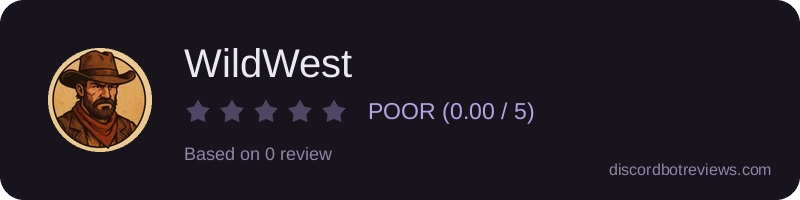 Rating widget preview for WildWest