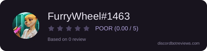 Rating widget preview for FurryWheel#1463