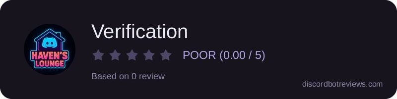 Rating widget preview for Verification