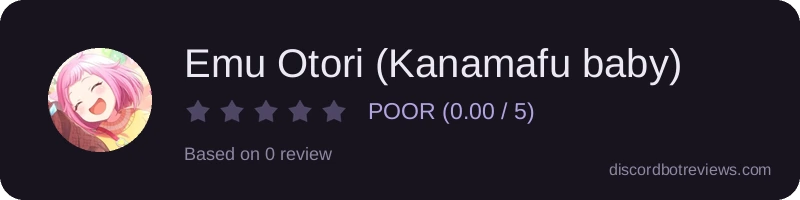 Rating widget preview for Emu Otori (Kanamafu baby)