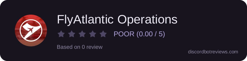 Rating widget preview for FlyAtlantic Operations