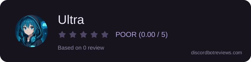 Rating widget preview for Ultra
