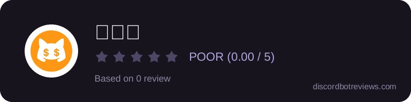 Rating widget preview for 喊價喵