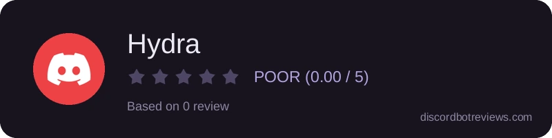 Rating banner for Hydra