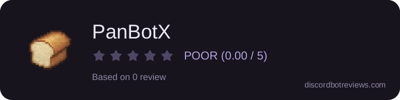 Rating widget preview for PanBotX