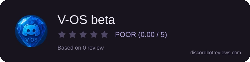 Rating widget preview for V-OS beta