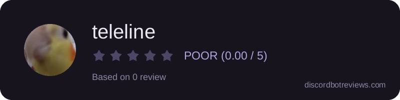 Rating widget preview for teleline