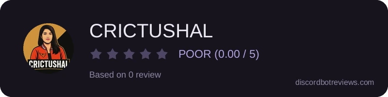 Rating widget preview for CRICTUSHAL