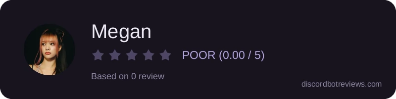 Rating widget preview for Megan