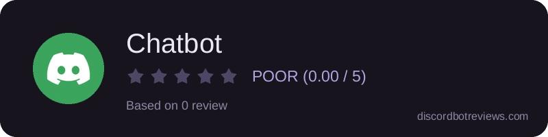 Rating widget preview for Chatbot