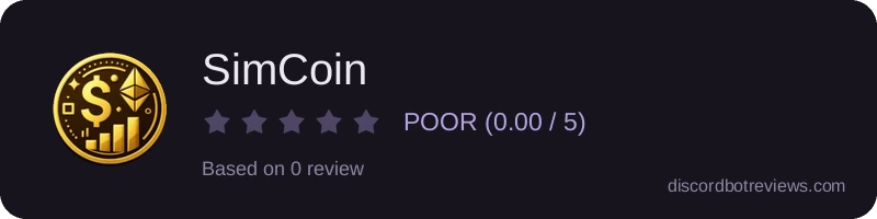 Rating widget preview for SimCoin