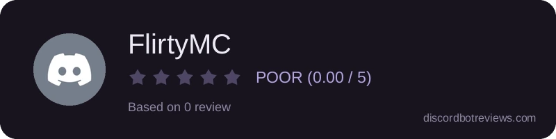 Rating widget preview for FlirtyMC