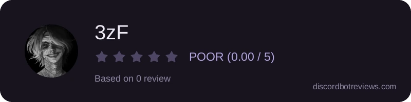 Rating widget preview for 3zF