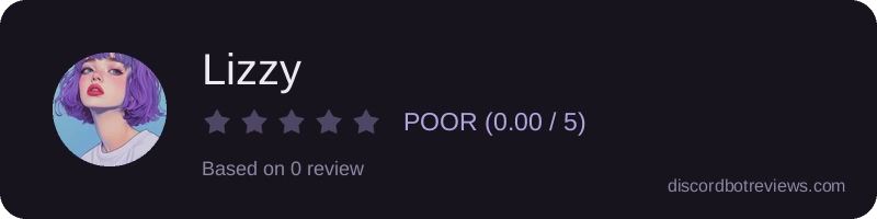 Rating widget preview for Lizzy
